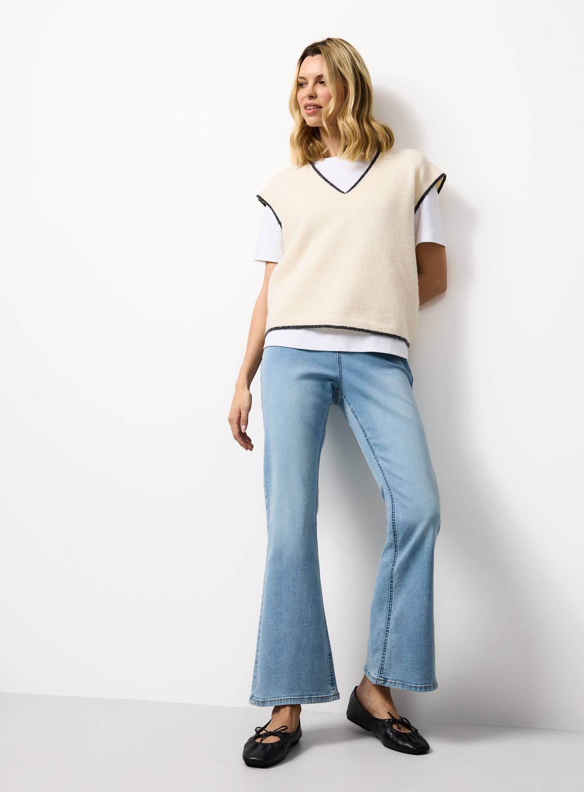 The Light Denim Flared Jeggings 18 - Image 2